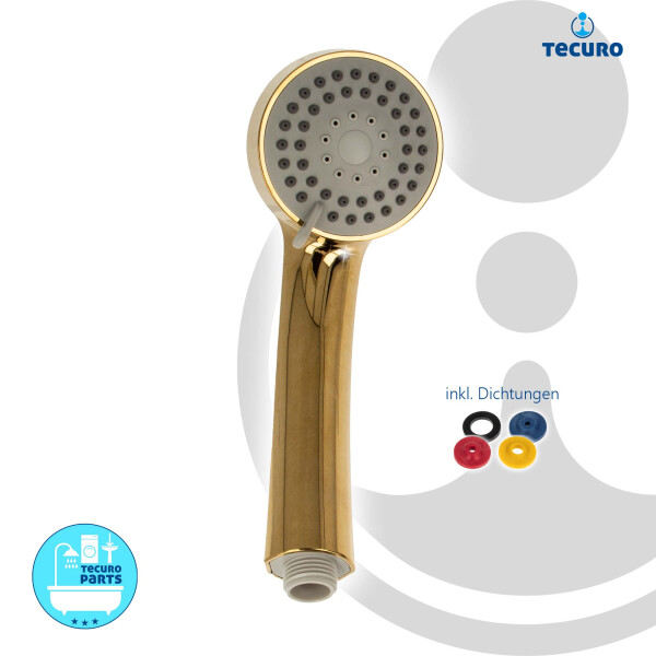 Tecuro Ersatzschlauch Tecuro 125 Cm Brauseschlauch ROYAL 1/2 Zoll Drehkonusmutter Schlauch Für Wasserhahn Küche