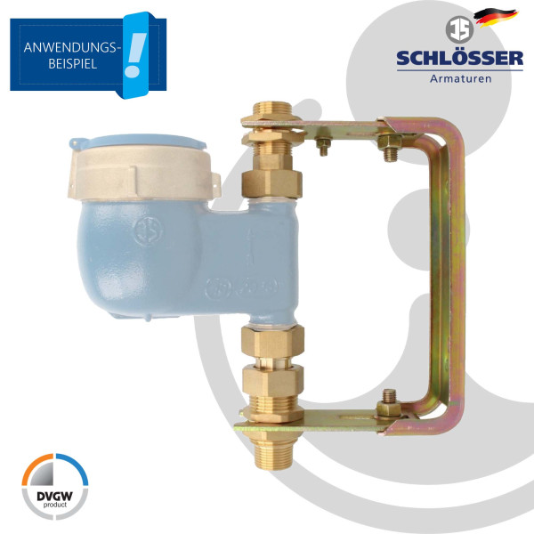 Wasserzählerbügel Für Zähler Mt Messng Verschraubung Wasserzähler 1/2 3/4 NEU | EBay