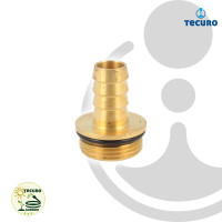 tecuro Saugfilter Set 1 1/2 (6/4) Zoll - MS Fußventil mit Rückschlagventil, Saugkorb, Schlauchülle und Schlauchschelle