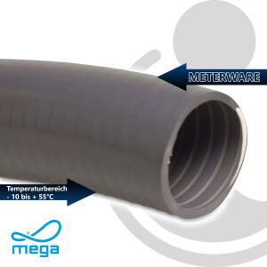 Mega Poolflex PVC Klebeschlauch für Pool,...