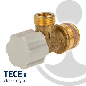 TECE 9820013 Eckventil 1/2 x 3/8 Zoll für...