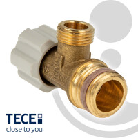 TECE 9820013 Eckventil 1/2 x 3/8 Zoll für UP-Spülkasten