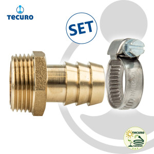 tecuro Sauger Schlauchtülle Ø 25 mm x 1 Zoll...