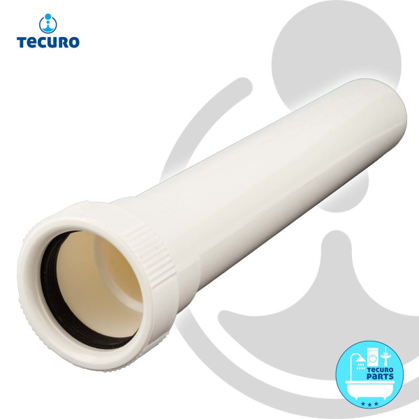 tecuro Tauchrohr Ø 40 x 250 mm mit Geräteanschluss für Spülensiphon 