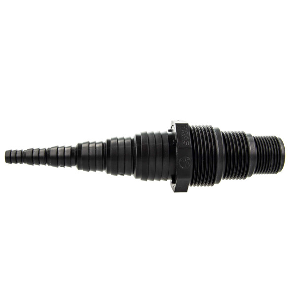 Haas OHA Pumpenanschluss Pumpennippel gerade, mit AG 3/4, 1 und 1 1/4 Zoll - für Schlauch von Ø 8,3 bis 33,5 mm