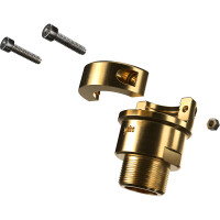 GEBO minigebo Kompaktadapter mit Außengewinde, Messing - Serie 303 - für Stahlrohr