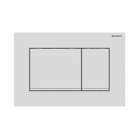 GEBERIT Betätigungsplatte Sigma30  2-Mengen-Spülung weißmatt/weiß 115.883.01.1