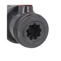 Profec PVC-U Kugelhahn mit beidseitig Klebemuffe Ø 50 mm, Typ Safe 600, 16 bar