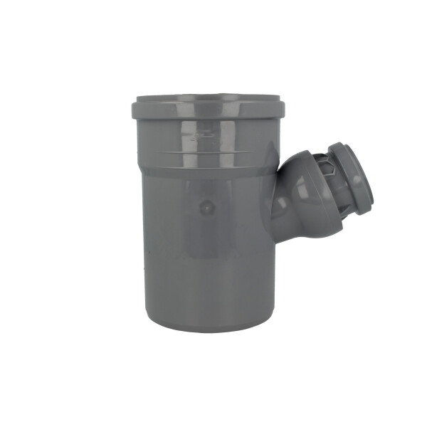 HT-Abzweig einfach DN 110/50 x 45-88° stufenlos verstellbar