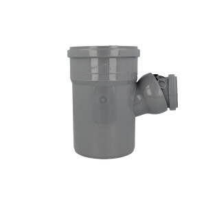 HT-Abzweig einfach DN 110/50 x 45-88° stufenlos verstellbar