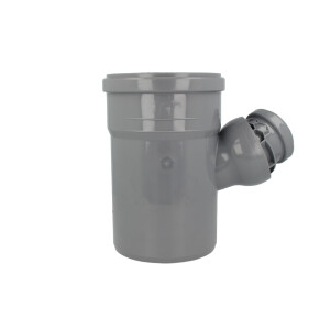 HT-Abzweig einfach DN 110/50 x 45-88° stufenlos verstellbar