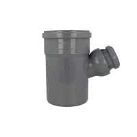 HT-Abzweig einfach DN 110/50 x 45-88° stufenlos verstellbar