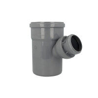 HT-Abzweig einfach DN 110/50 x 45-88° stufenlos verstellbar