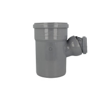 HT-Abzweig einfach DN 110/50 x 45-88° stufenlos verstellbar