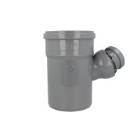 HT-Abzweig einfach DN 110/50 x 45-88° stufenlos verstellbar