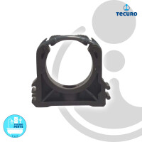 tecuro Rohrschelle - Rohrclip für Rohre & Schläuche, Ø 50 mm, erweiterbar