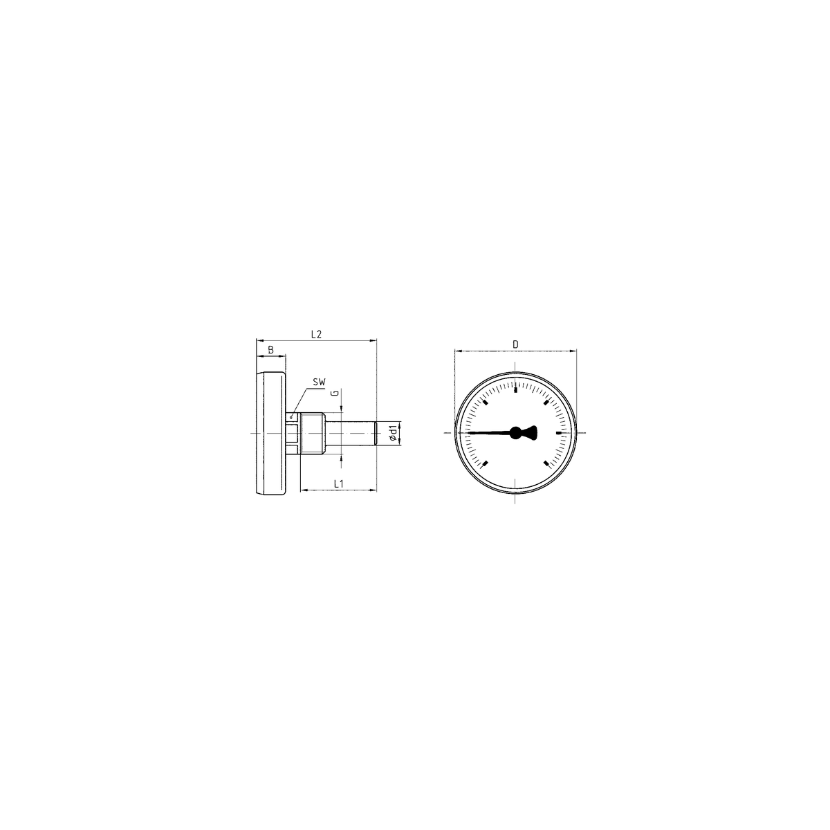 Bimetaal thermometer | Techniek | Compleet aanbod