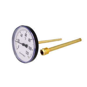 AFRISO Ø 100 mm Bimetall Thermometer 0 - 120°C...