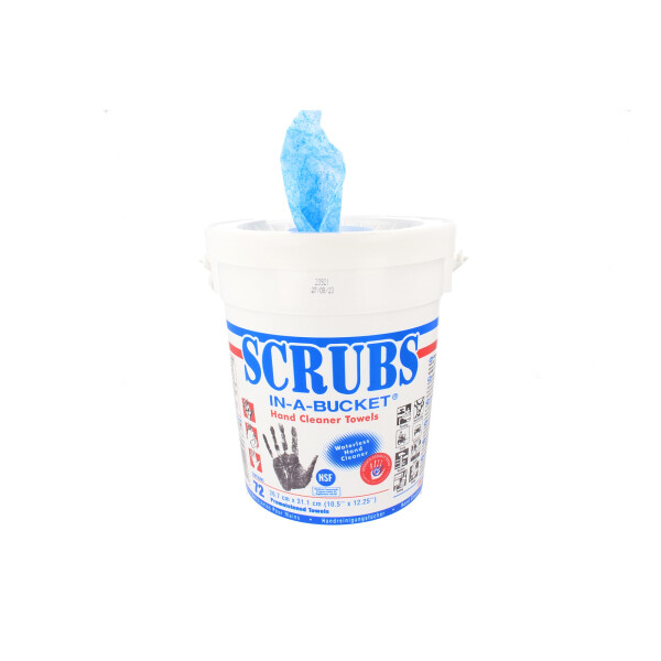 ITW Scrubs-Reinigungstücher 72 Stück Scrubs-in-a-Bucket - DY42272