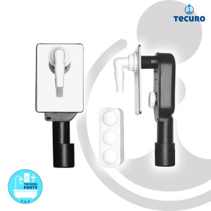 tecuro UP-Siphon Geruchsverschluss für Geräte,...