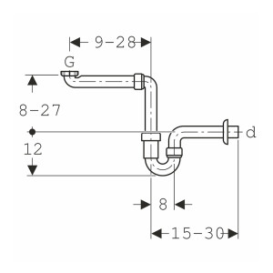 Ideal Standard Raumsparsiphon für Waschtischunterschränke - EE23033967
