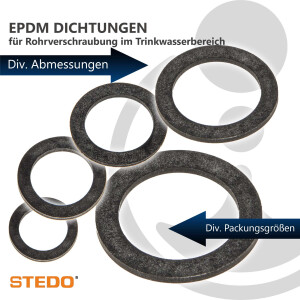 STEDO EPDM Dichtung, für Rohrverschraubung im...