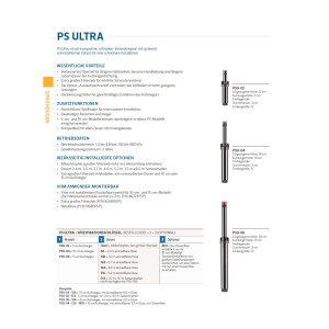 Hunter PS Ultra Sprühdüsen-Gehäuse Regner - Typ PSU