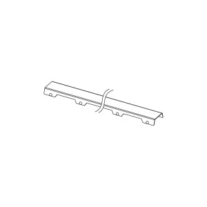 TECEdrainline Designrost steel II 800 mm Edelstahl gebürstet, gerade - 600883