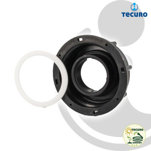 tecuro IBC Adapter Anschlusskappe mit Grobgewinde S60 x 6 und Innengewinde Zoll, HDPE