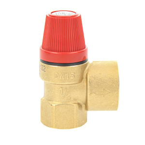 CALEFFI Membran-Sicherheitsventil 3 bar (Heizung) 1/2...