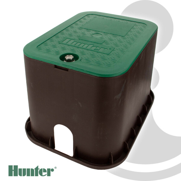 Hunter Hydrantschutzgehäuse Ventilbox Ventilkasten braun, Deckel grün - Typ MB-0811