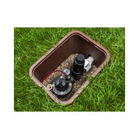 Hunter Hydrantschutzgehäuse Ventilbox Ventilkasten braun, Deckel grün - Typ MB-0811