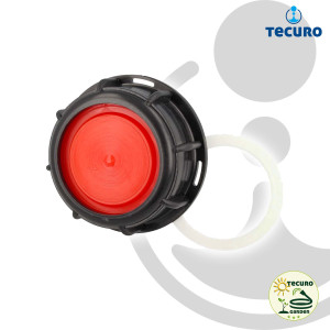  tecuro IBC Blindkappe mit Grobgewinde S60 x 6, HDPE