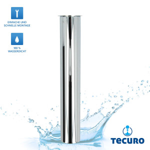 tecuro Tauchrohr Bördelrohr Ø 32 mm für Siphon Geruchsverschluss