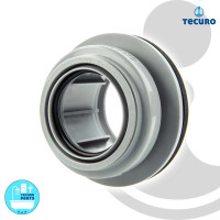 tecuro Anschraub-Muffe DN 40 Rohraufnahme, für Reinigungsdeckel - KS-grau
