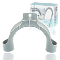tecuro Universal Haltebogen Einhängebogen PVC für Ablaufschlauch Waschmaschine Geschirrspüler