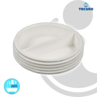 tecuro Verschluss-Stopfen 1 1/2 Zoll für Spülen- und Gerätesiphon - KS-weiß