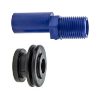 Airfit Urinal Zulauf-Garnitur, Versprung 10 mm, für UP 1/2 Zoll mit Dichtung