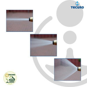 tecuro Spritzdüse mit Schnellkupplung 3/4 Zoll - schwere Ausführung