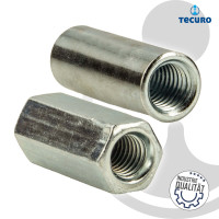 tecuro Unterlegscheiben groß, 100 Stück DIN 9021, Stahl verzinkt - ve, 0,95  €