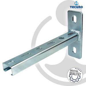 tecuro Schienenkonsole Typ 27/18 x 300 mm x 1,50 mm,...