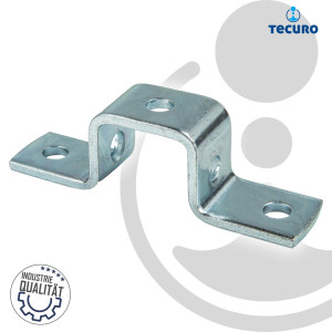 tecuro Schienenbügel für MontageschieneTyp 28/30, Stahl verzinkt