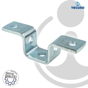 tecuro Schienenbügel für MontageschieneTyp 28/30, Stahl verzinkt