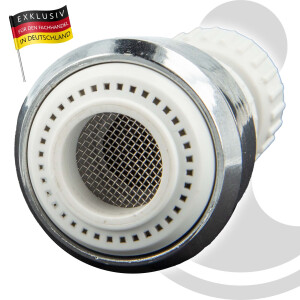 EUROTOOLS  Schwenkbarer Kugel - Strahlregler mit 2...