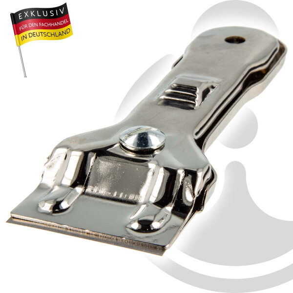 MASTERPROOF PROFESSIONAL Glas Kochfeld Schaber Ceranfeldschaber, Metallausführung mit Klingenschutz