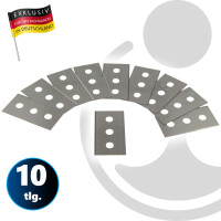 MASTERPROOF PROFESSIONAL Ersatzklingen 10-teilig, für Glas-Kochfeld-Schaber, Ceranfeldschaber EHG60009