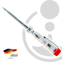 EUROTOOLS Spannungsprüfer Phasenprüfer 250 V, Schlitz - Schraubendreher 140 mm