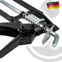 EUROTOOLS Skelett-Kartuschenpresse für Silikon, Acryl & Kleber (für Kartusche 310 ml)