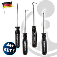 MASTERPROOF PROFESSIONAL Hakensatz - Nadelsatz Mini 4-teilig, 135 mm