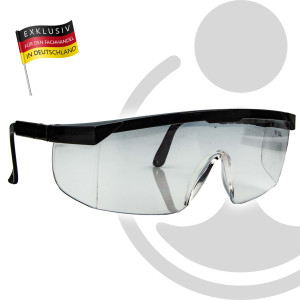WORK PLUS Schutzbrille mit Seitenschutz Polycarbonat DIN EN 166 Arbeitsschutz